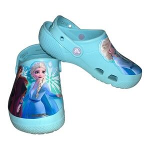 Crocs Fun Lab Frozen II Girls Clogs, Size J 2
